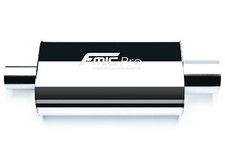 Silencieux sport ovale inox