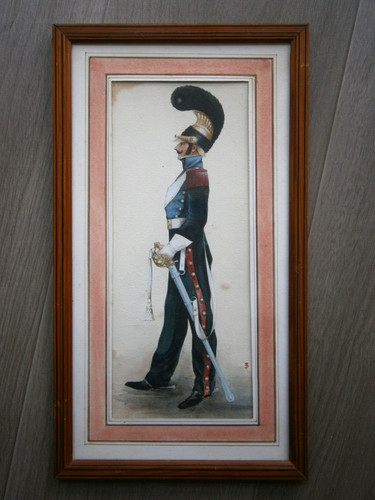 Peinture aquarelle lancier - peinture,