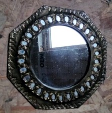 Petit Miroir En Laiton Style