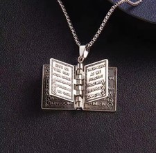 Vintage Silver Cross Bible