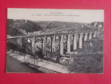 CPA 22 DINAN - Viaduc et Vue Générale du Port