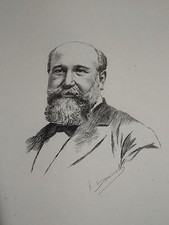 Gravure Eau Forte PORTRAIT J-B