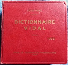 Dictionnaire Vidal - Edition 1963