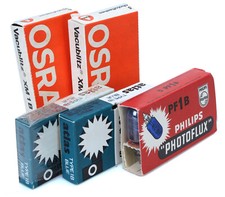 25 ampoules flash Flashbulbs OSRAM XM 1b Philips Atlas 1 B  (Réf#M-339)