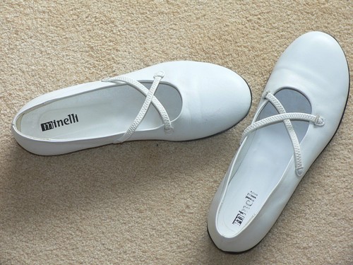 Ballerines blanches minelli - ballerines,