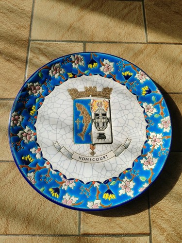 Assiette émaux longwy - émaux,