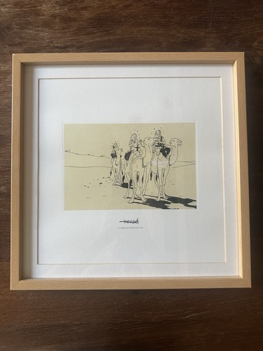 Tintin hergé lithographie - tintin,