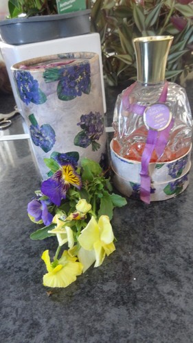 Flacon parfum violette 2 - de,