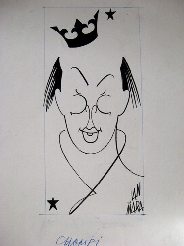 Dessin original l - de, l'acteur