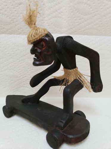 Wooden tiki hand carved - tiki,