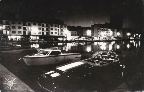 Seyne sur mer vue nuit - vue, de