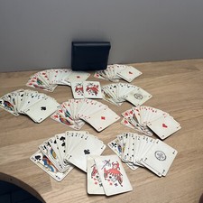 Étui De 2 Jeux De 54 Cartes À Jouer Vintage Dos Perroquet