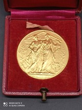 Médaille en argent vermeil
