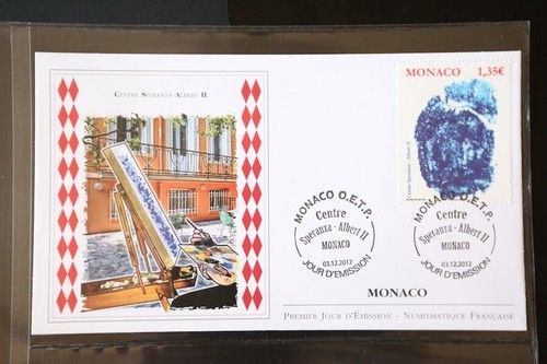 Enveloppe premier jour monaco - enveloppe,