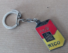 PORTE CLEFS  METAL EMAILLE