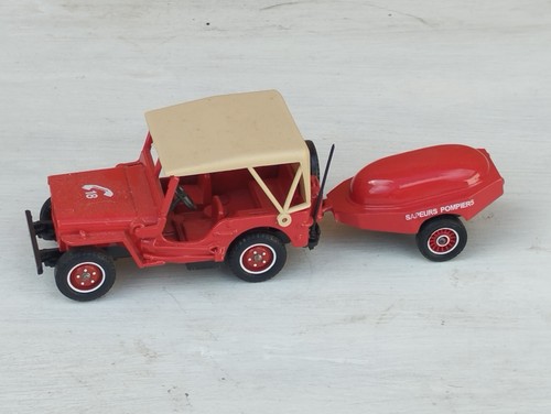 Jeep willys pompiers - willys, solido