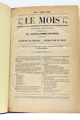 Dumas mois revue - le,