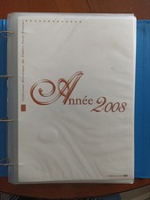 46 Documents Philatéliques 2008 Complet Avec Classeur