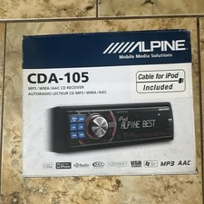 Alpine CDA-105 1 DIN CD Player