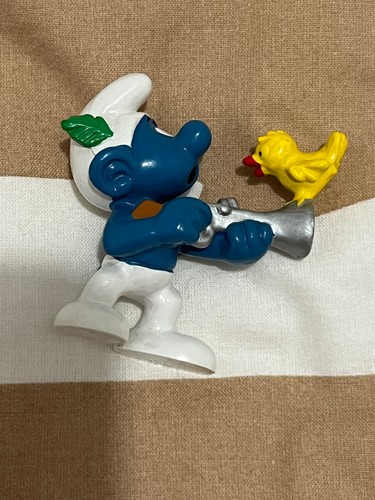 Figurine schtroumpf chasseur - figurine,