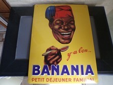 Banania plaque tôle récente Nutrial & édition Clouet