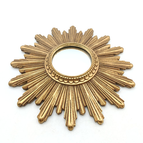 Ancien miroir soleil mural - soleil,