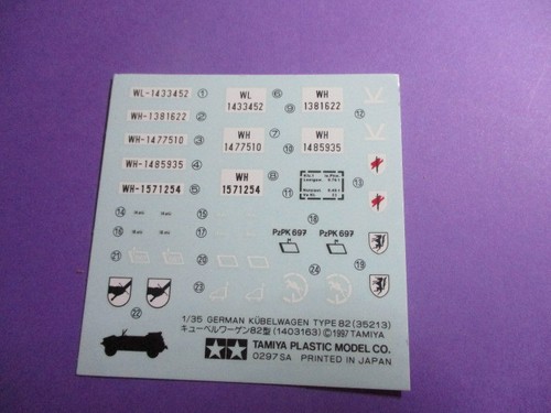 126 decal années tamiya - 126,