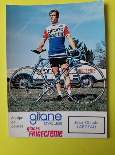 Cyclisme carte cycliste jean - carte,