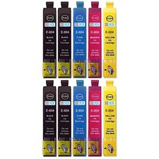 Lot de 10 cartouches d'encre générique compatibles avec Epson 604 XL ( Ananas )