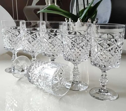 Lot verres vintage en - 6,