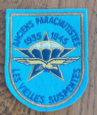 Insigne Ecusson Patch Anciens Parachutistes Les Vieilles Suspentes 1° RCP  &10
