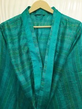 Robe Kimono Midi En Soie Pure