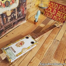 Guitare cigar box diatonique "Romeo & Juliet"