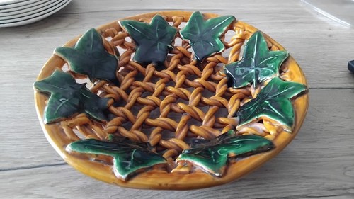 Coupe fruit faïence - a,