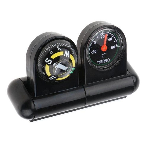 Boussole thermomètre de - et,