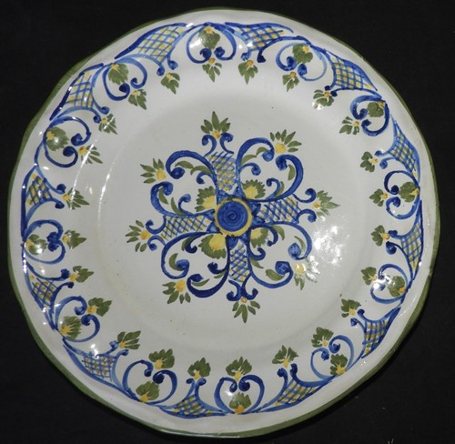 Assiette faïence martres - assiette, de