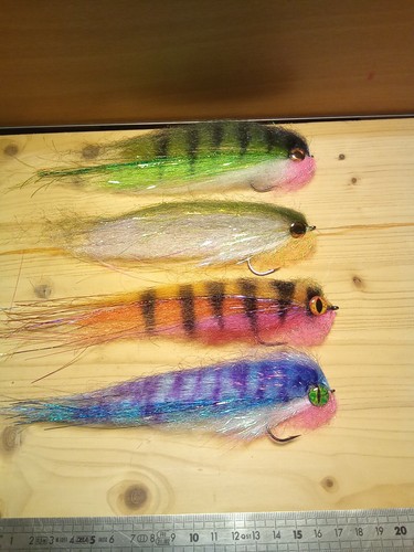 Streamers brochet pike - brochet, /