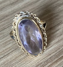 Bague ancienne or et améthyste