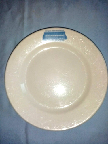 Assiette porcelaine pyroblan - assiette,