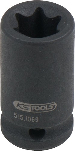 Tools douille torx e - tools, 1/4"