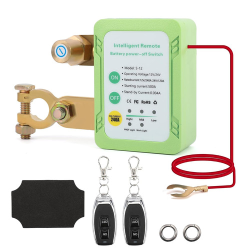 Coupe circuit batterie 12v - circuit,