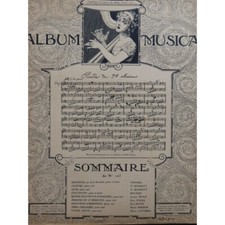 Album Musica No 103 Schmitt Wolf Erik Satie Busser Laparra Chant Piano 1911