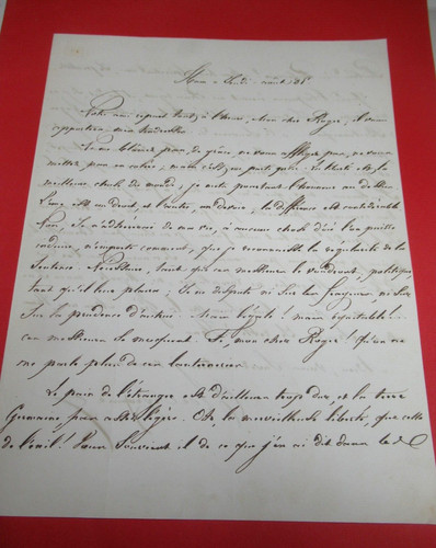 Comte peyronnet autographe - comte, de