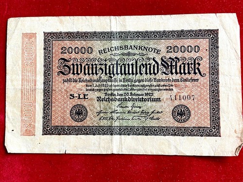 6564 billet allemagne 20000 - billet,