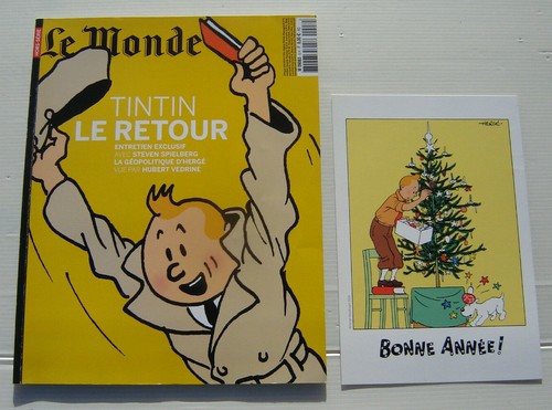 Tintin retour avec - retour, carte