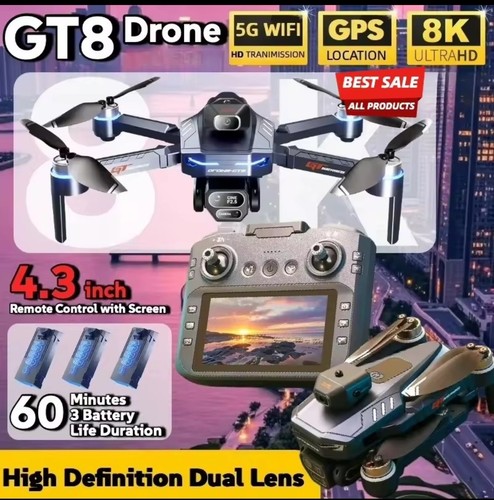 Gt8 drone gps fi - drone,