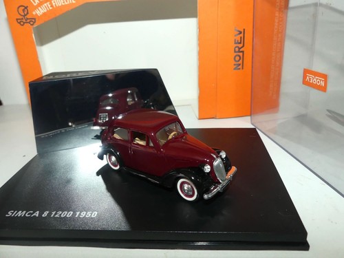 Simca 1200 bordeaux noir - 8,