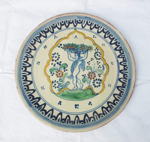 Plat céramique faïence - plat,