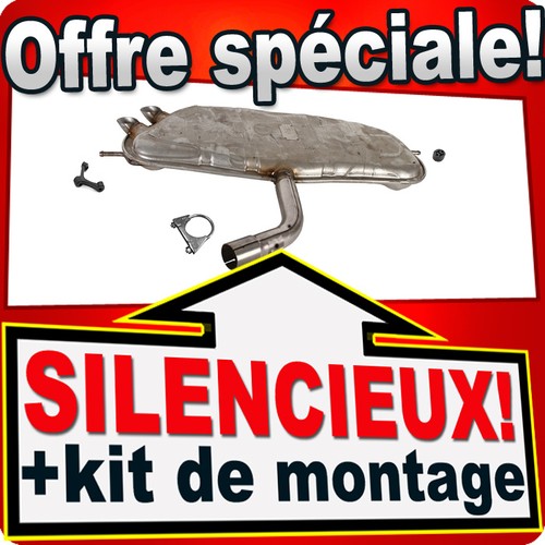 Silencieux arriere pour - arriere, vw