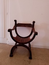 Fauteuil dit Dagobert en bois